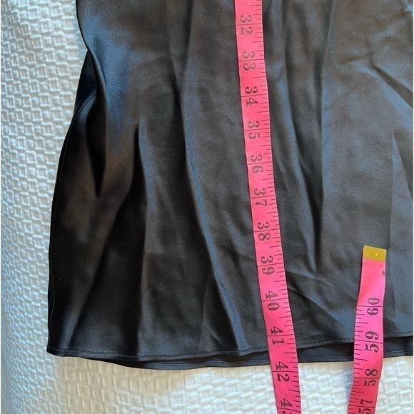 L'AGENCE NYLA COWL NECK MINI SLIP DRESS SILK CHARMEUSE - Picture 10 of 16